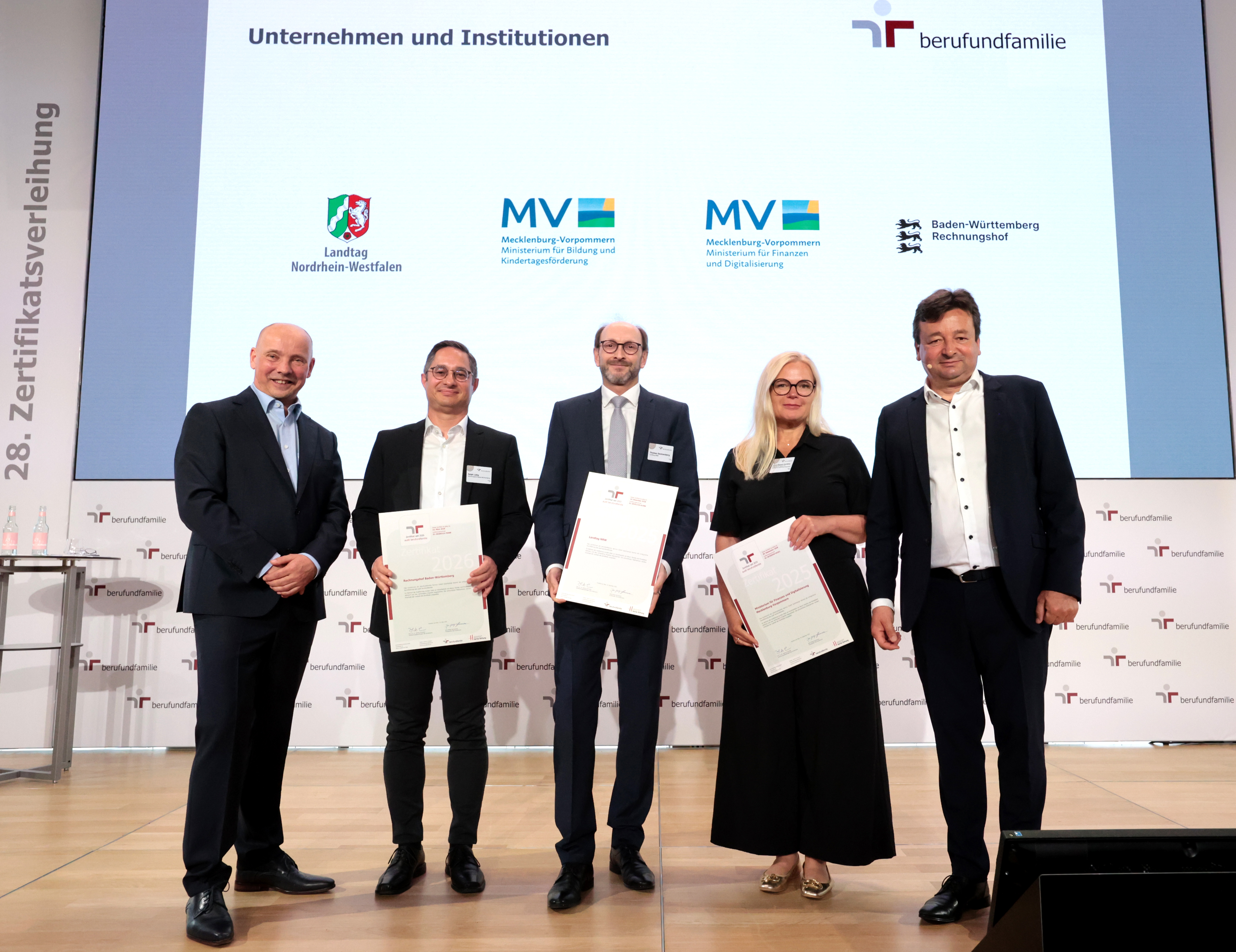 Landtag NRW, Ministerium für Finanzen und Digitalisierung Mecklenburg-Vorpommern, Rechnungshof Baden-Württemberg