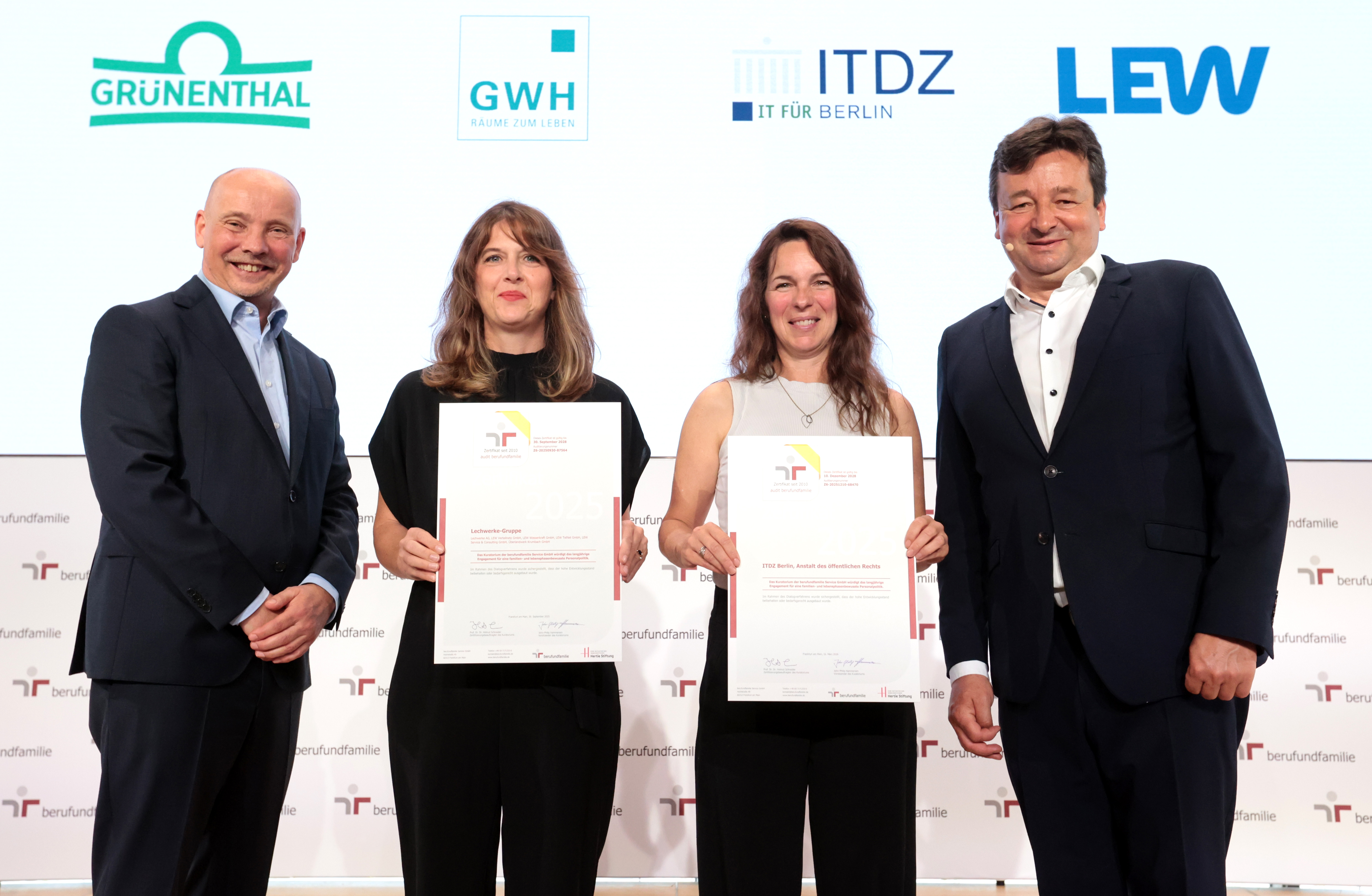 ITDZ Berlin, Lechwerke-Gruppe – Lechwerke AG, LEW Verteilnetz GmbH, LEW Wasserkraft GmbH, LEW TelNet GmbH, LEW Service & Consulting GmbH, Überlandwerk Krumbach GmbH